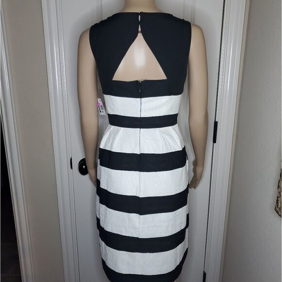 I.N.C Adorable striped fit and flare dress - Picture 6 of 7